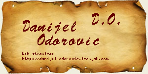 Danijel Odorović vizit kartica